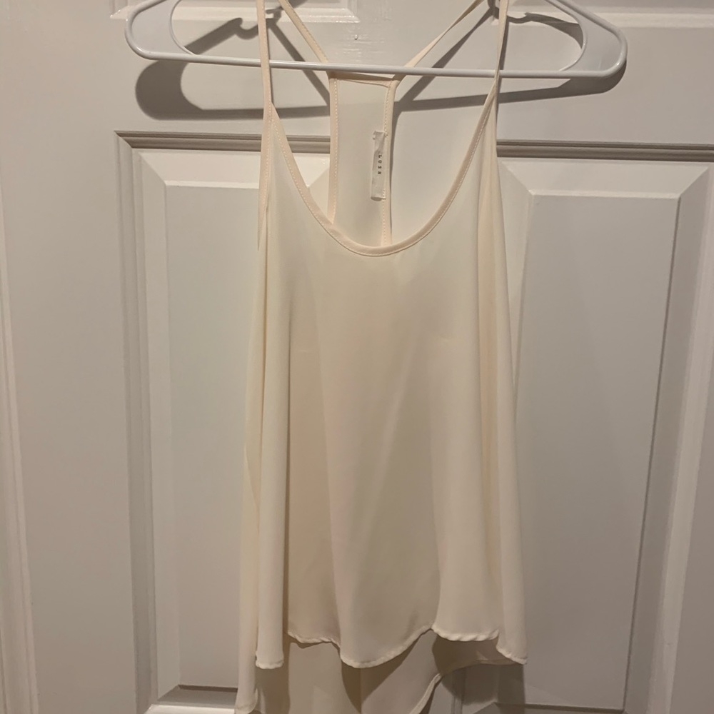 Off white tank